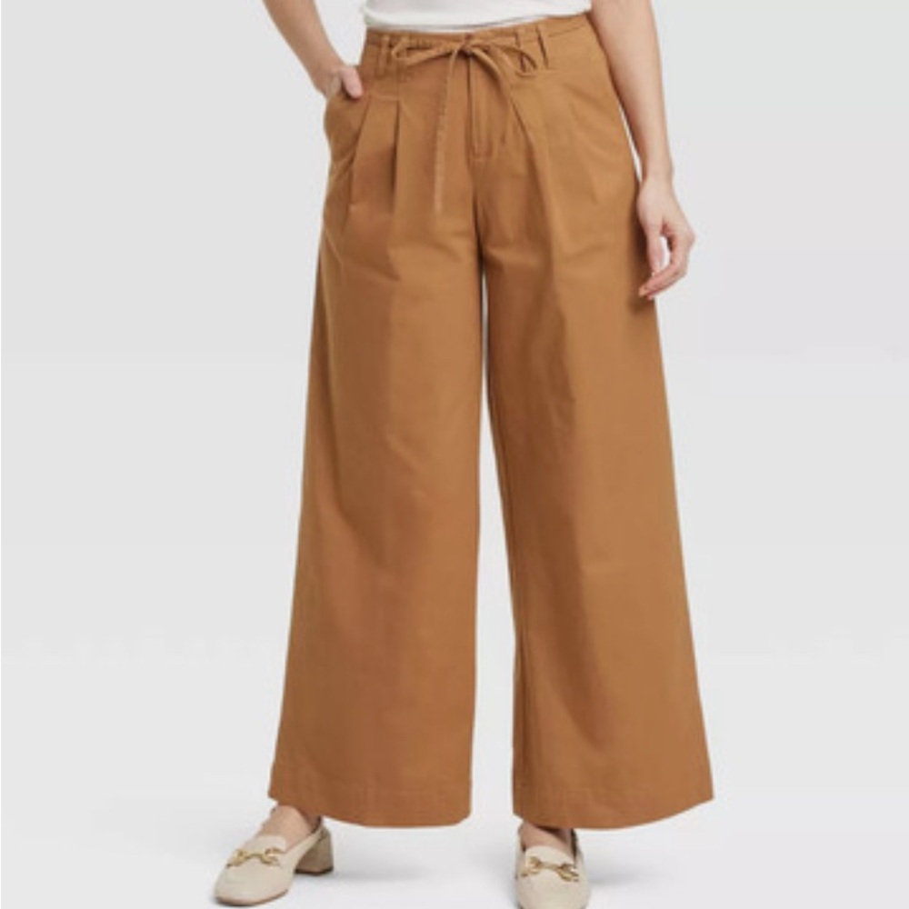 A New Day, Tan Wide-Leg Pants, NWT - Picture 3 of 4